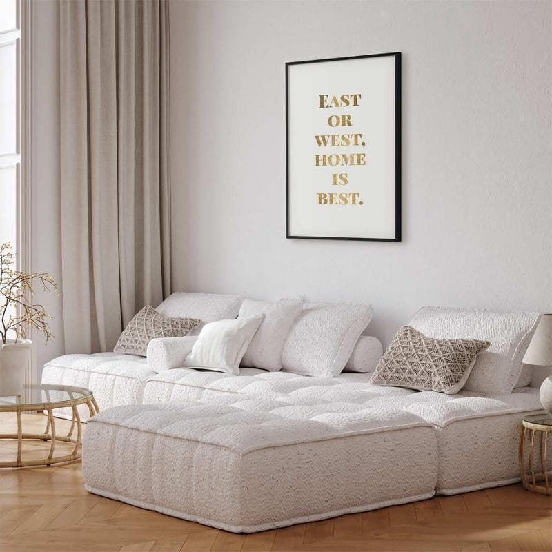 Poster - Gold Home Is Best - 11