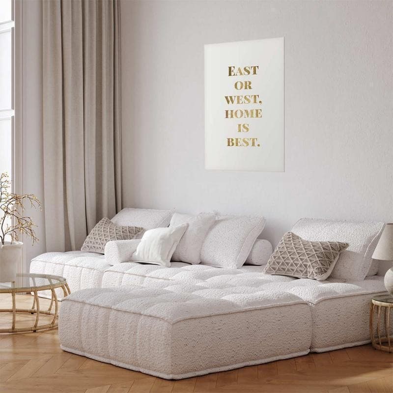Poster - Gold Home Is Best - 12
