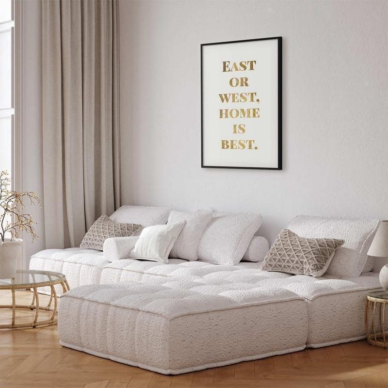 Poster - Gold Home Is Best - 8