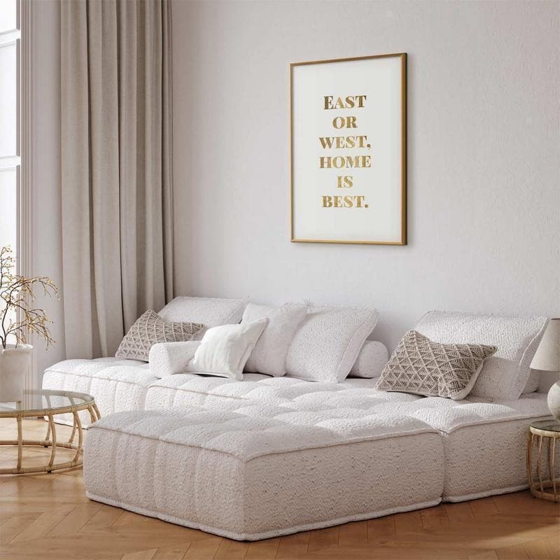 Poster - Gold Home Is Best - 10