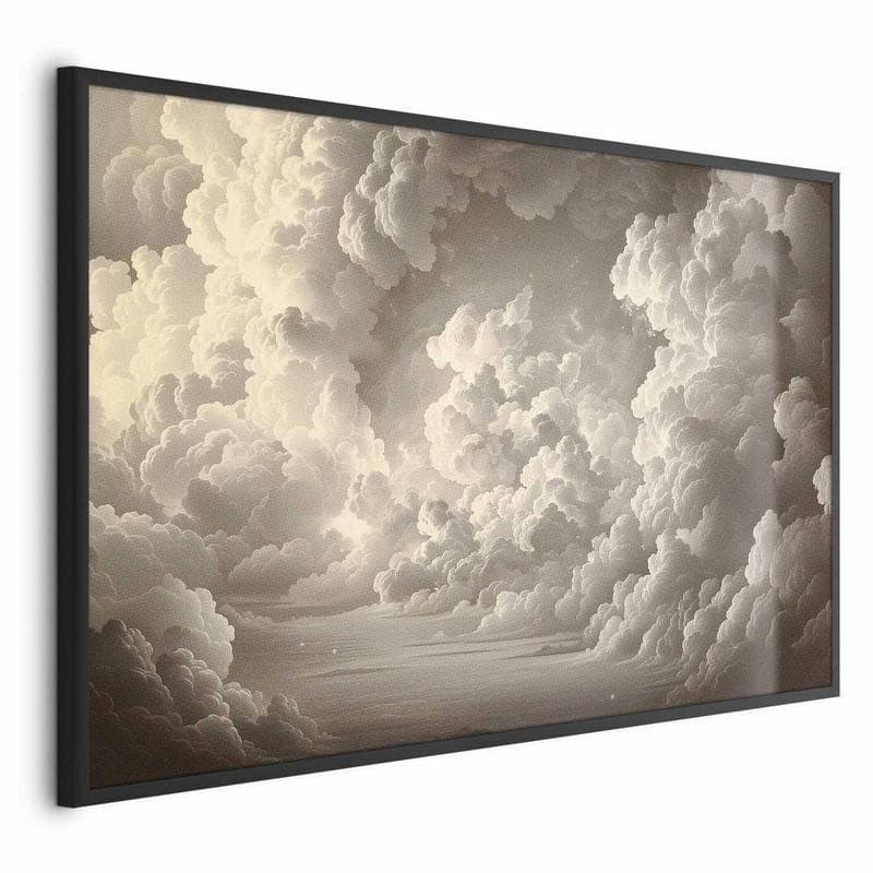 Poster - Whisper of Illuminated Clouds: Soft Light Play in the Sky Theater - 16