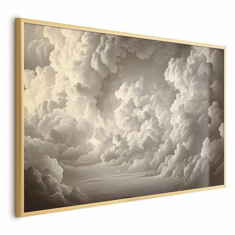 Poster - Whisper of Illuminated Clouds: Soft Light Play in the Sky Theater - 17