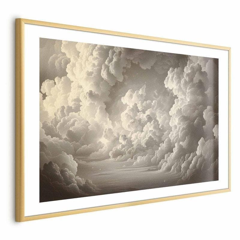 Poster - Whisper of Illuminated Clouds: Soft Light Play in the Sky Theater - 18