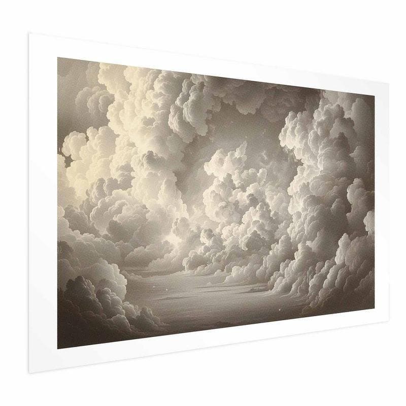 Poster - Whisper of Illuminated Clouds: Soft Light Play in the Sky Theater - 15