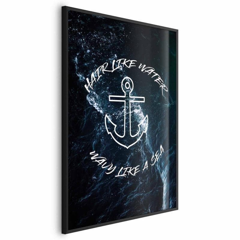 Poster - Hair Like Water, Wavy Like the Sea - 17