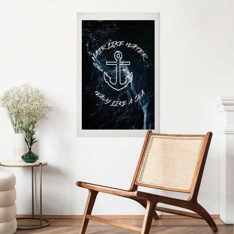 Poster - Hair Like Water, Wavy Like the Sea - 12