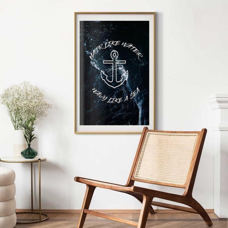 Poster - Hair Like Water, Wavy Like the Sea - 10