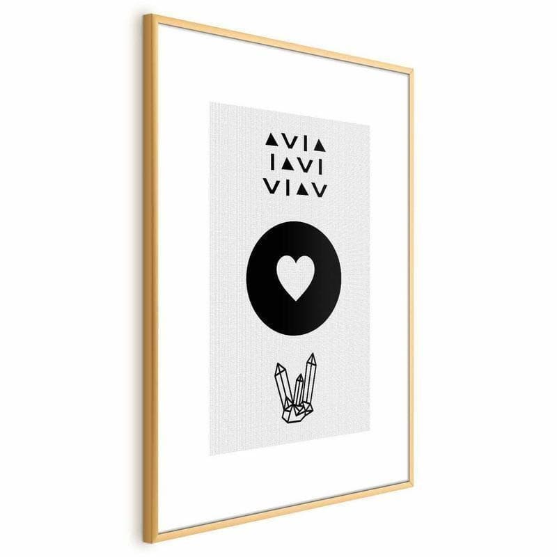 Poster - Heart and Crystals - 12