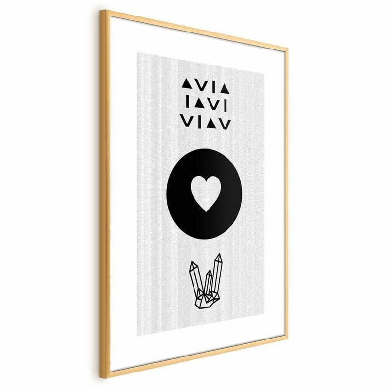 Poster - Heart and Crystals - 11