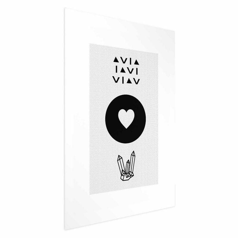 Poster - Heart and Crystals - 10