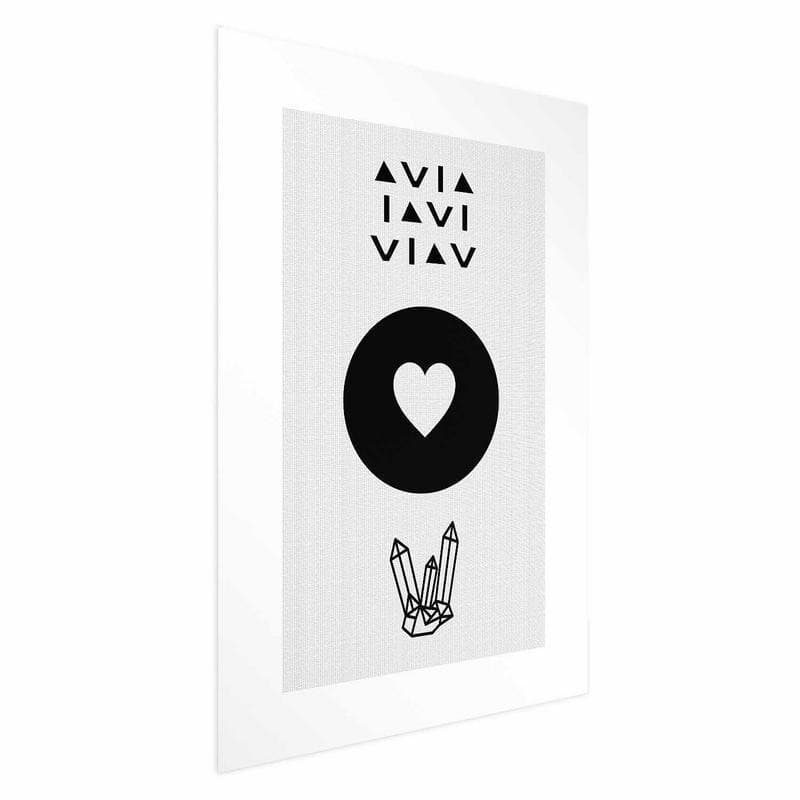 Poster - Heart and Crystals - 9