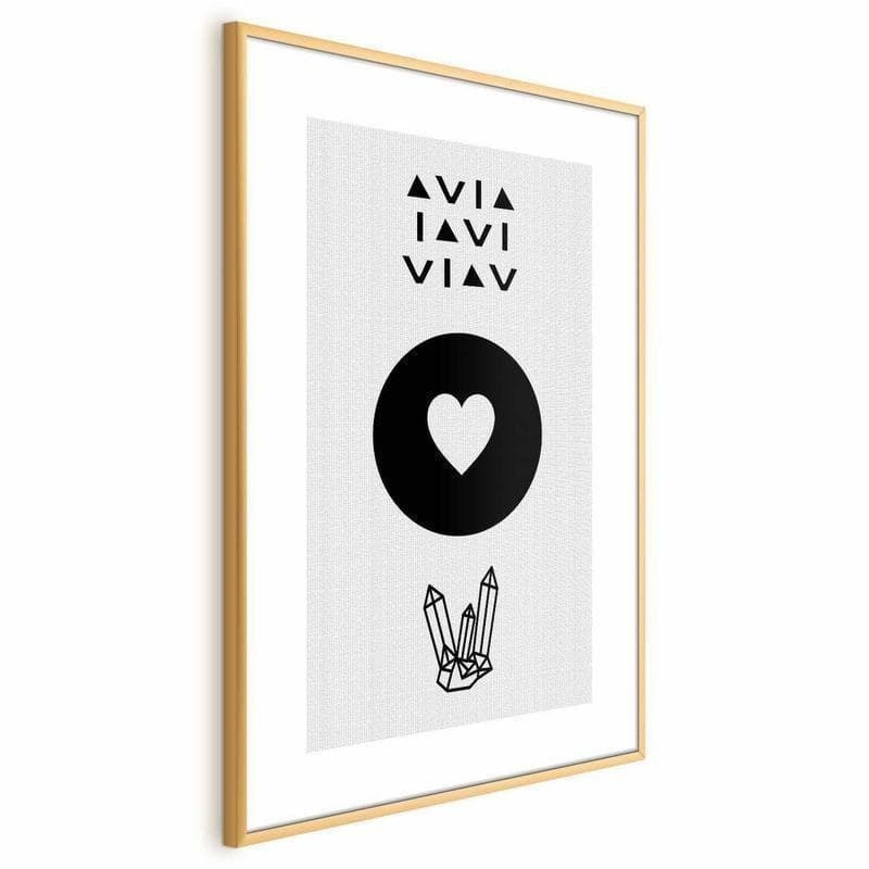 Poster - Heart and Crystals - 4