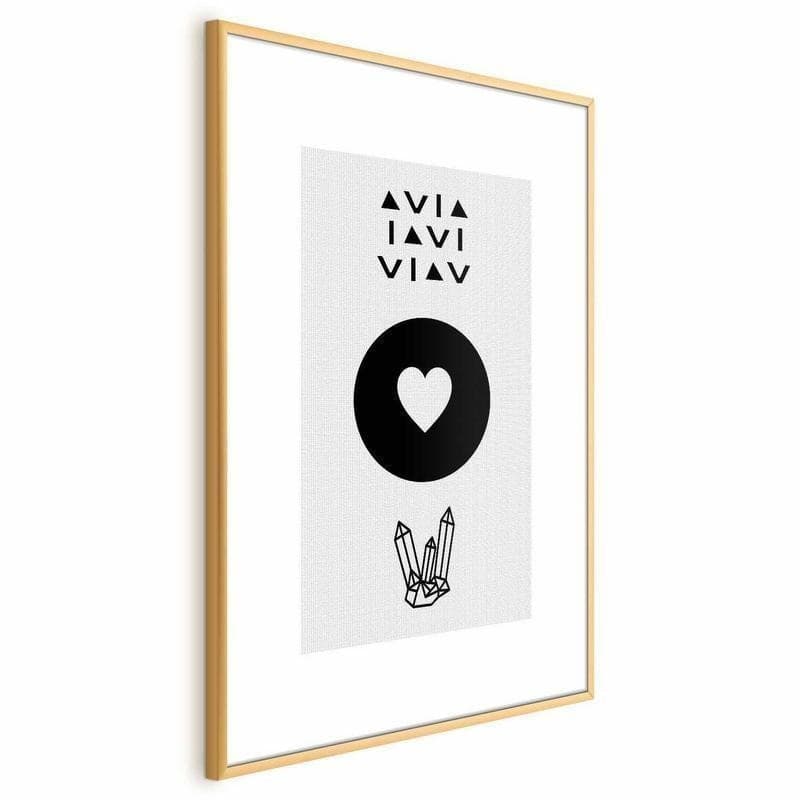 Poster - Heart and Crystals - 5