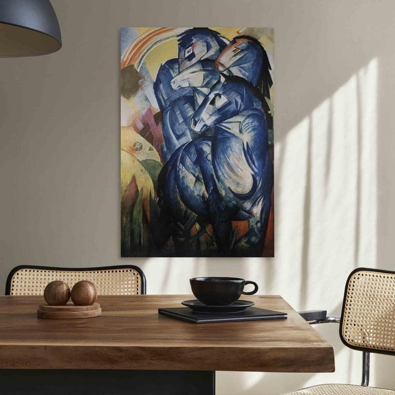 Quadro - The tower of blue horses (Franz Marc) - 11