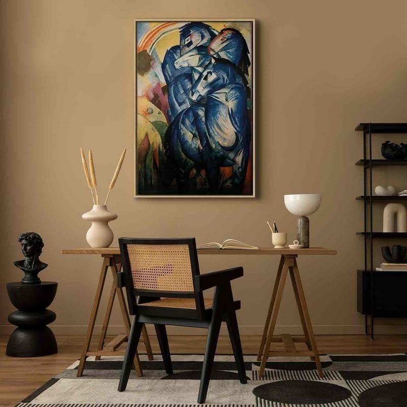 Quadro - The tower of blue horses (Franz Marc) - 12