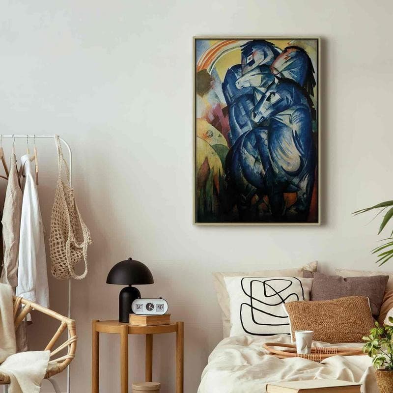 Quadro - The tower of blue horses (Franz Marc) - 9