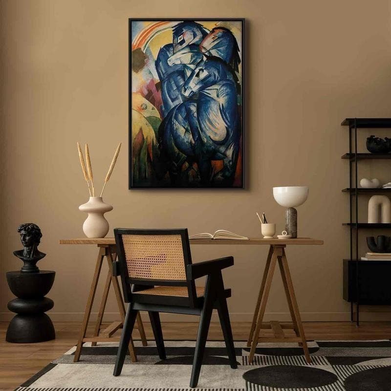 Quadro - The tower of blue horses (Franz Marc) - 10