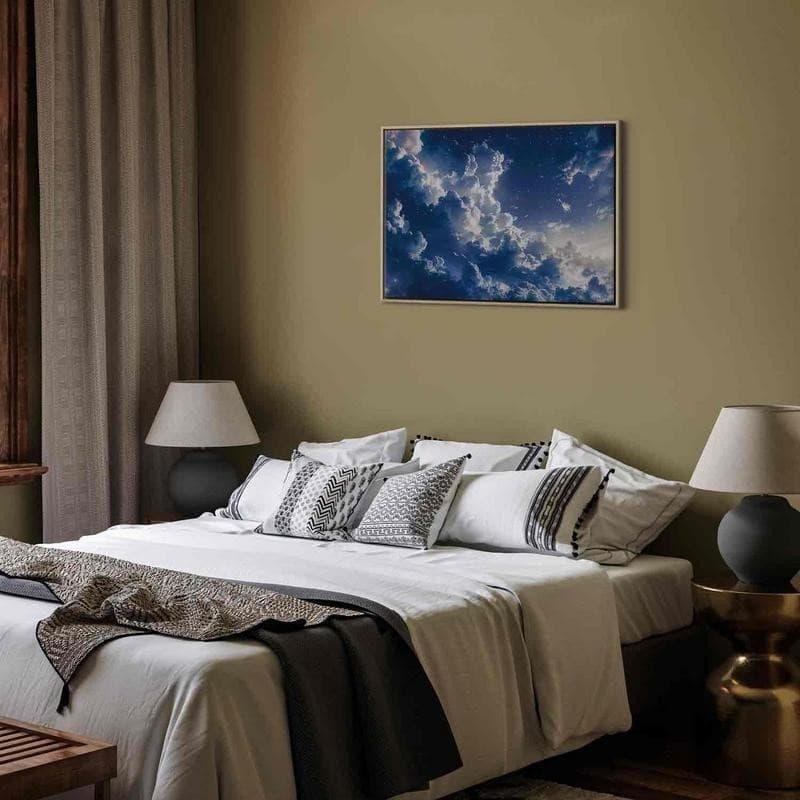 Quadro - Starry Clouds and Delicate Light Over a Corner of the Sky - 11