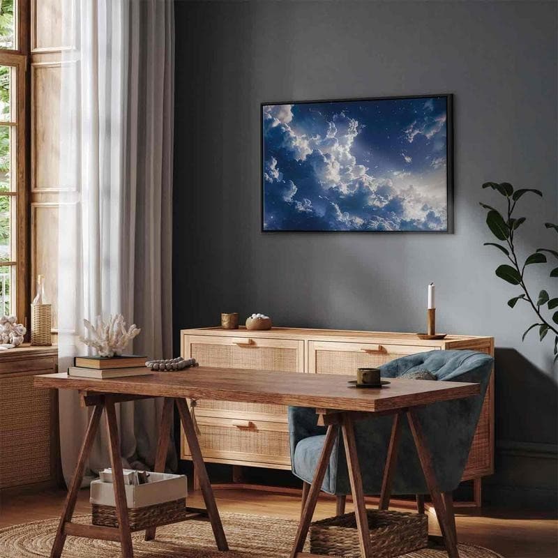 Quadro - Starry Clouds and Delicate Light Over a Corner of the Sky - 12