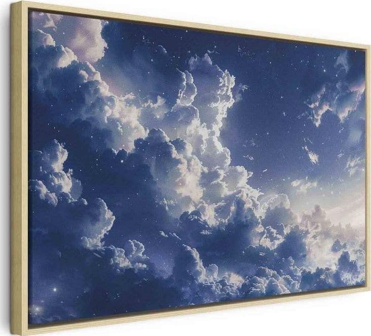 Quadro - Starry Clouds and Delicate Light Over a Corner of the Sky - 3