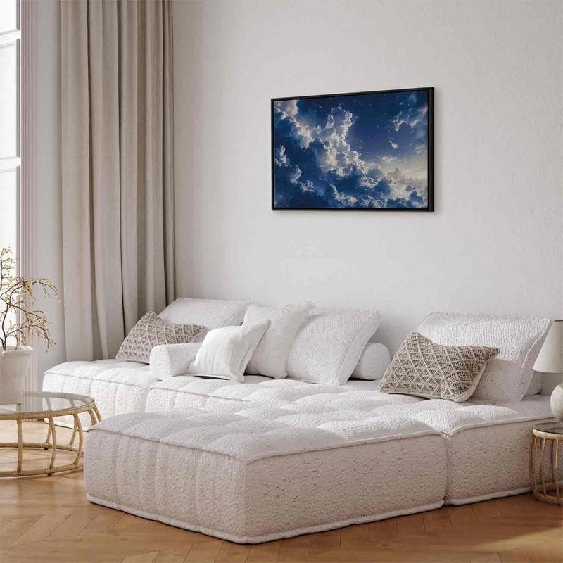 Quadro - Starry Clouds and Delicate Light Over a Corner of the Sky - 4