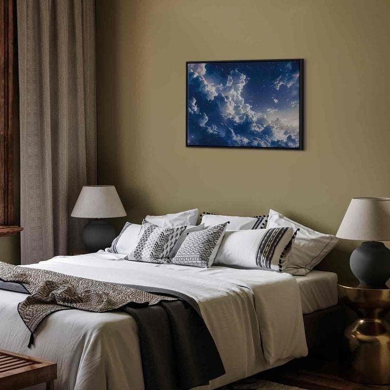 Quadro - Starry Clouds and Delicate Light Over a Corner of the Sky - 7