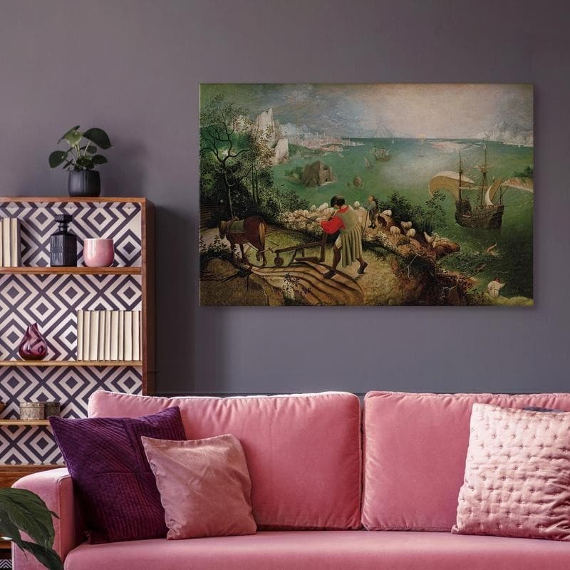 Quadro - Landscape with the Fall of Icarus - 11