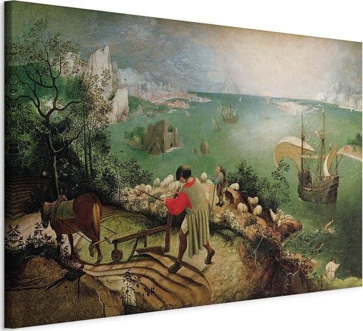 Quadro - Landscape with the Fall of Icarus - 5