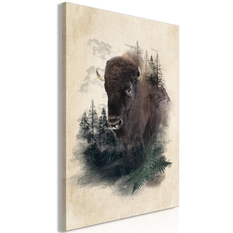 Quadro - Stately Buffalo (1 Part) Vertical - 6