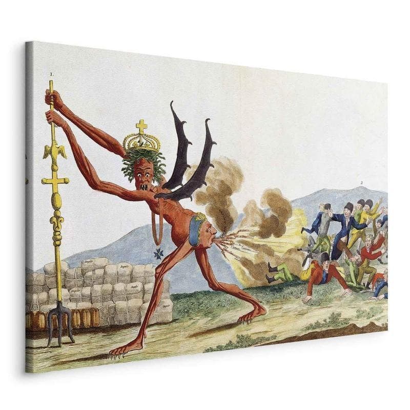 Quadro - Caricature of the English Government (Jacques-Louis David) - 20