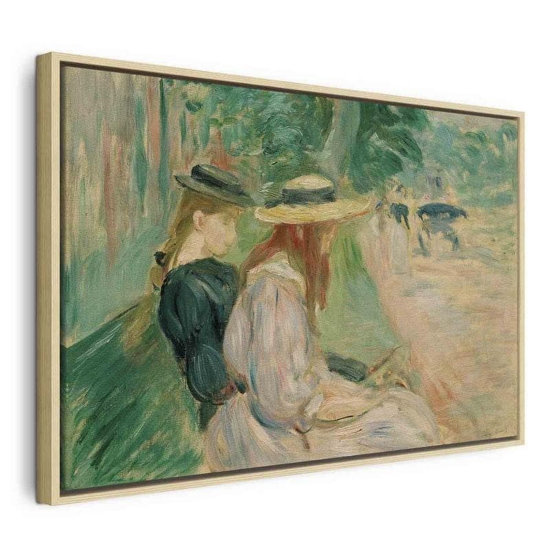 Quadro - Sur un banc de Bois de Boulogne (Berthe Morisot) - 24