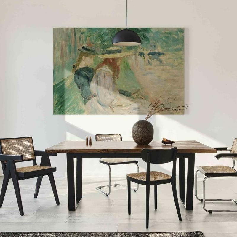 Quadro - Sur un banc de Bois de Boulogne (Berthe Morisot) - 11