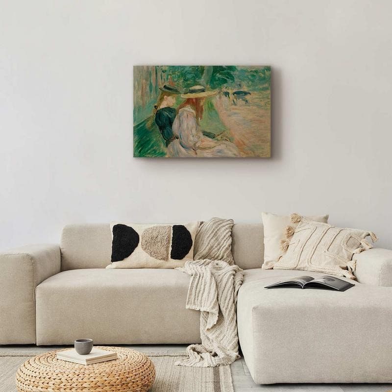 Quadro - Sur un banc de Bois de Boulogne (Berthe Morisot) - 8