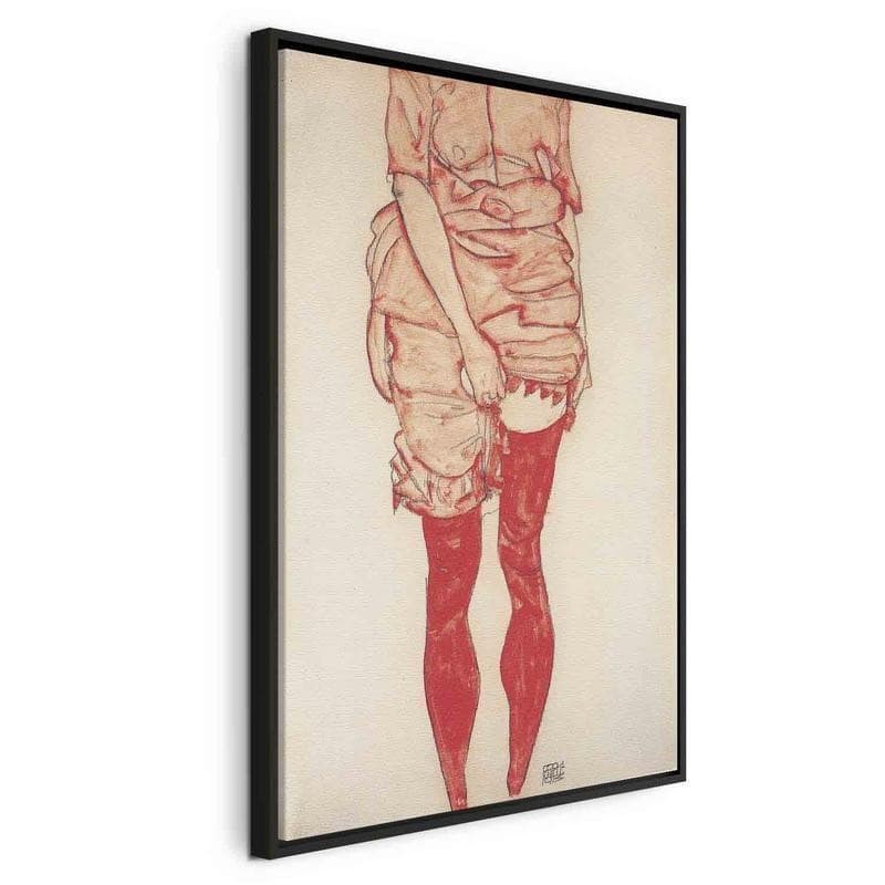 Quadro - Stehende Frau in Rot - 23