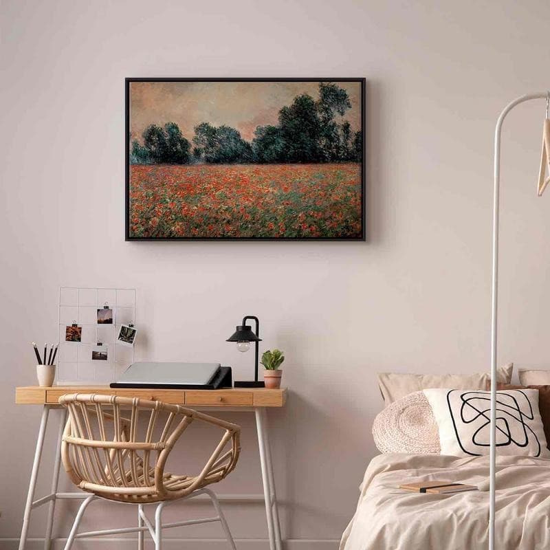 Quadro - Field with wild Poppies (Claude Monet) - 7