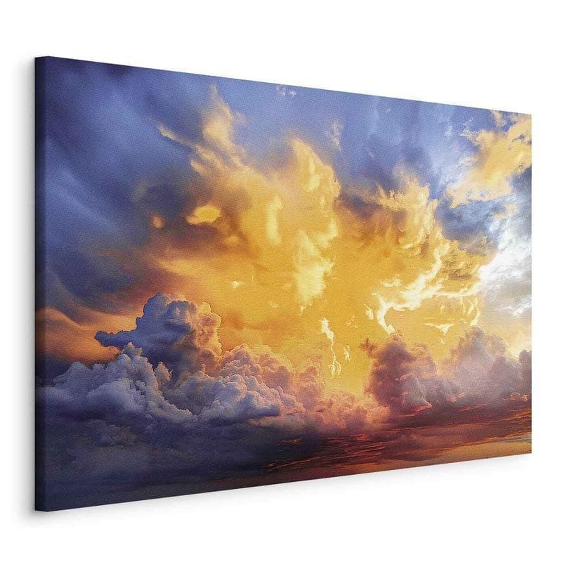 Quadro - Beautiful Sunset - Clouds in Warm Shades - 20