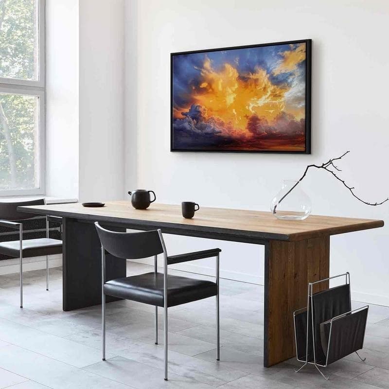 Quadro - Beautiful Sunset - Clouds in Warm Shades - 12