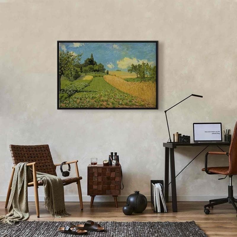Quadro - The Cornfield (near Argenteuil) (Alfred Sisley) - 12