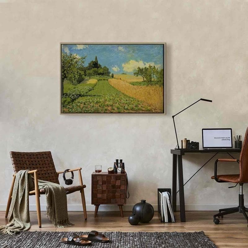 Quadro - The Cornfield (near Argenteuil) (Alfred Sisley) - 13