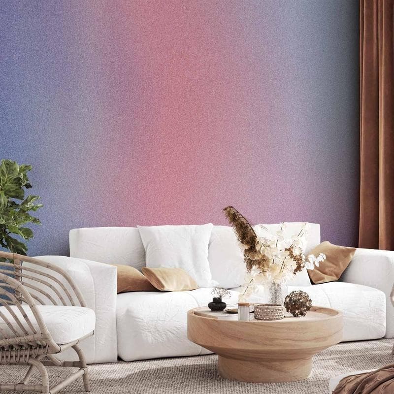 Carta da parati - Rainbow Gradient - Delicate Multicolored Gradient Resembling Mist - 11