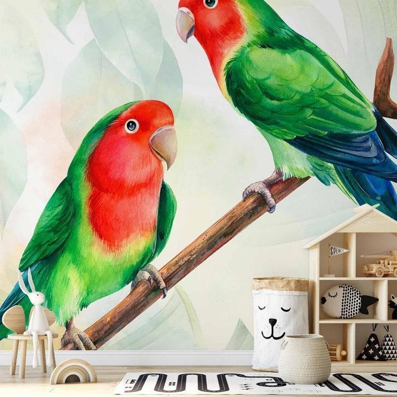 Carta da parati - Lovebirds - 14