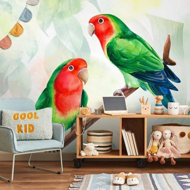 Carta da parati - Lovebirds - 13
