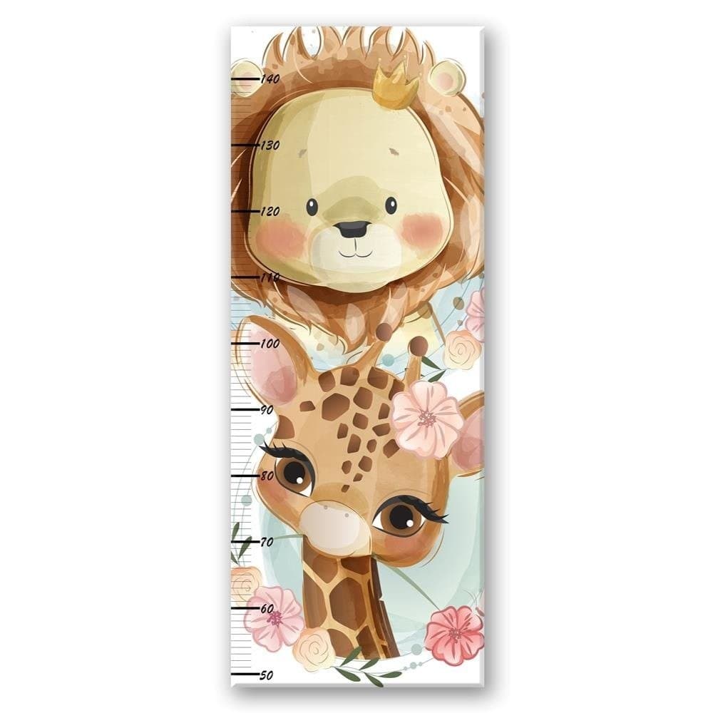 Grafico di Crescita per Bambini, Leone e giraffa - 3