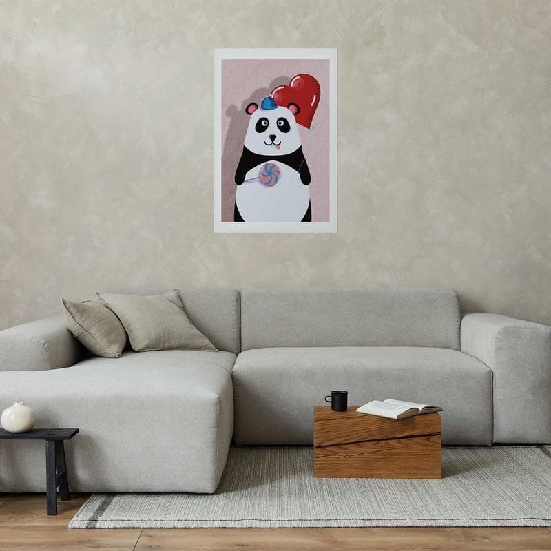Poster - Panda with a Balloon - 12