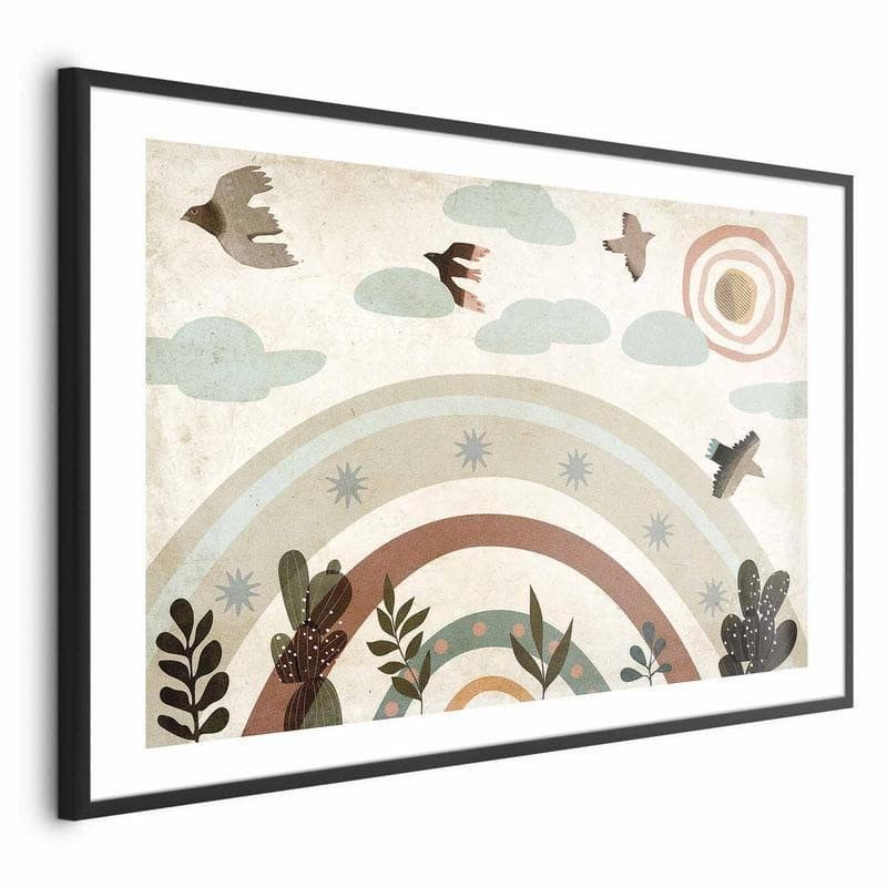 Poster - Rainbow and Birds - 20