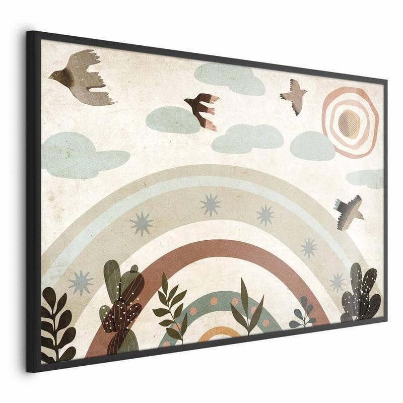 Poster - Rainbow and Birds - 17