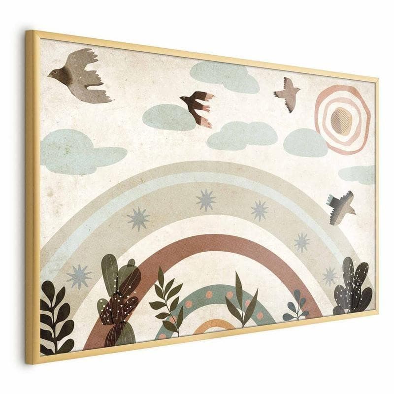 Poster - Rainbow and Birds - 18