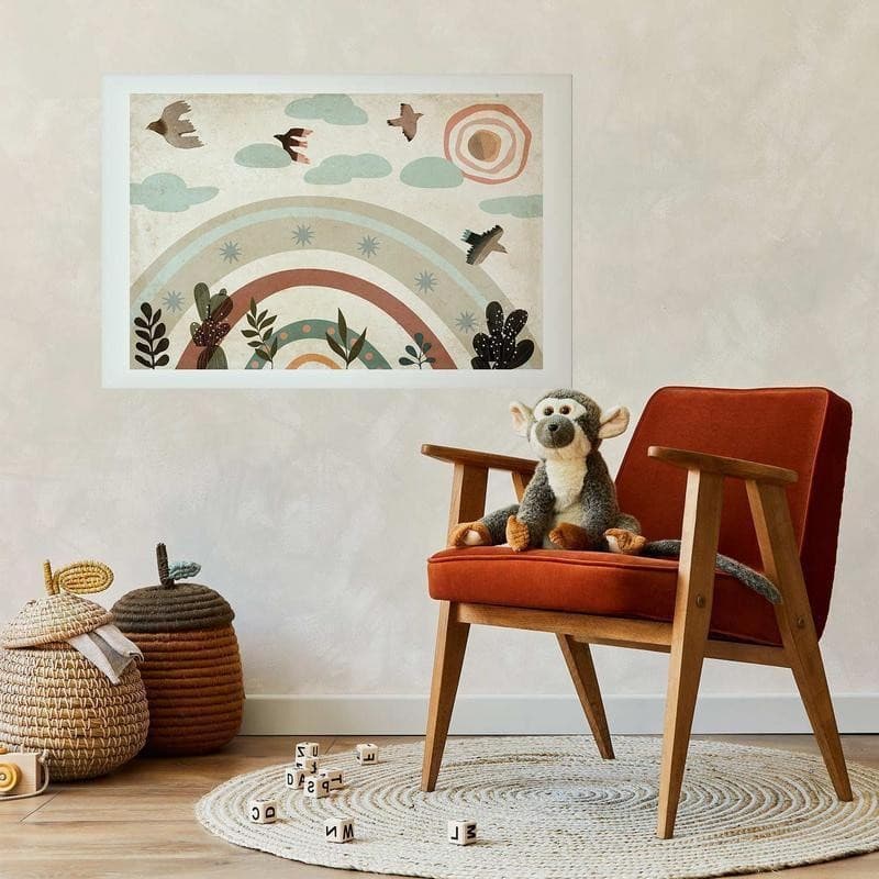 Poster - Rainbow and Birds - 12