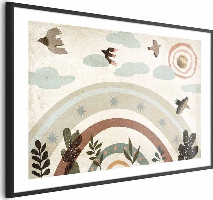 Poster - Rainbow and Birds - 5