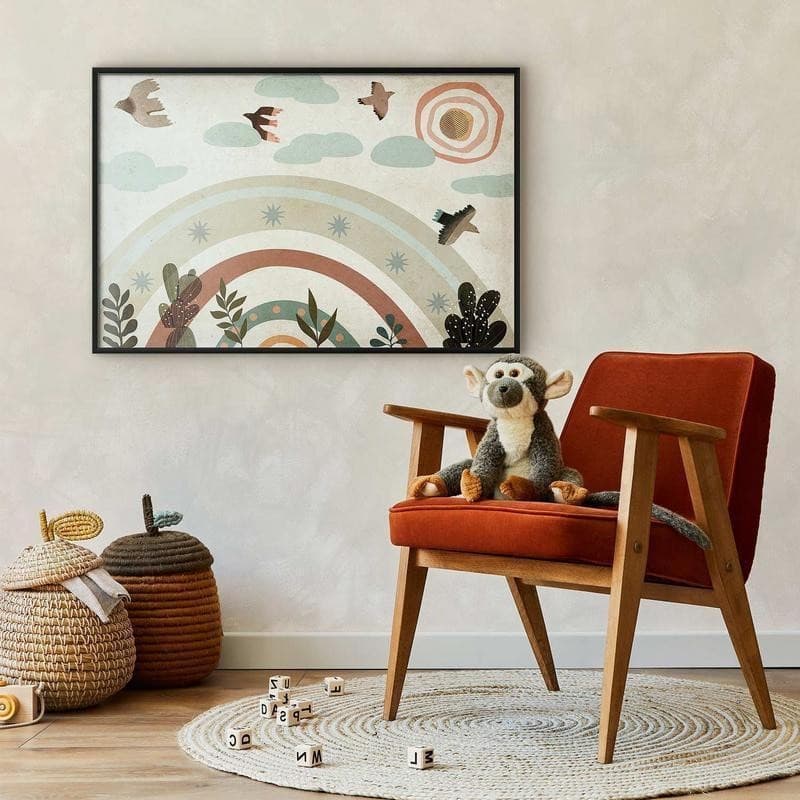Poster - Rainbow and Birds - 8